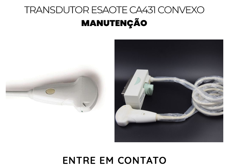 MANUTENÇÃO TRANSDUTOR ESAOTE CA431 CONVEXO