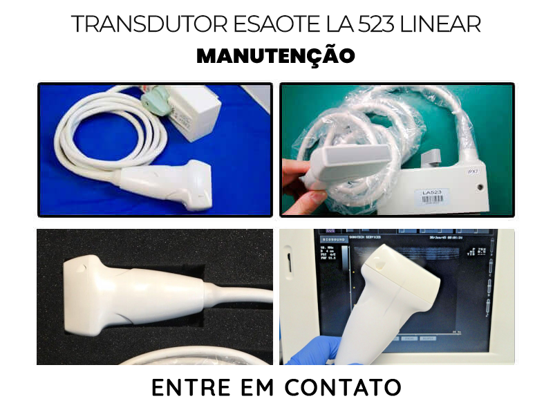 MANUTENÇÃO TRANSDUTOR ESAOTE LA523 LINEAR